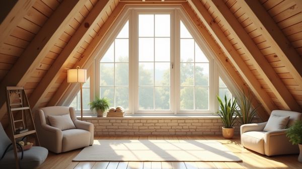 Attic skylight: ideas to enhance natural light and design