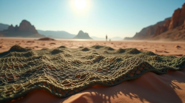 Effective desert camo netting for military and outdoor use