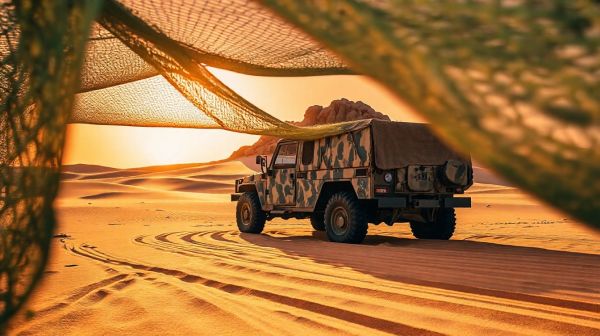 Top military and outdoor uses for desert camo netting